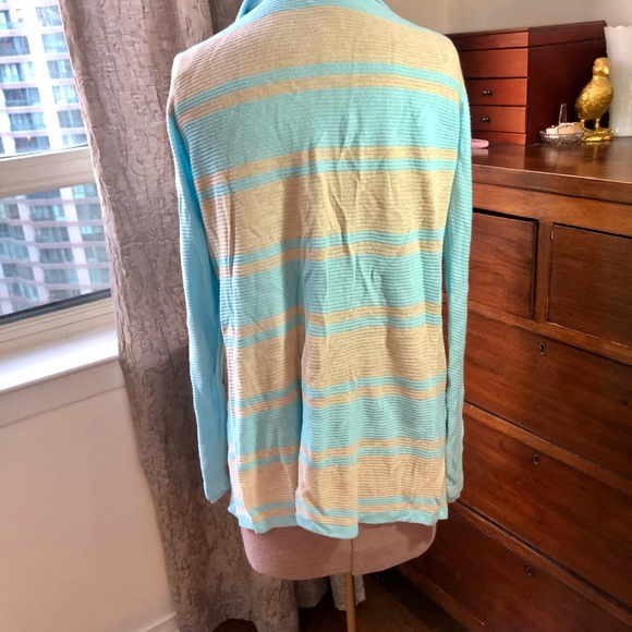 Striped light cardigan sweater - Picture 2 of 3